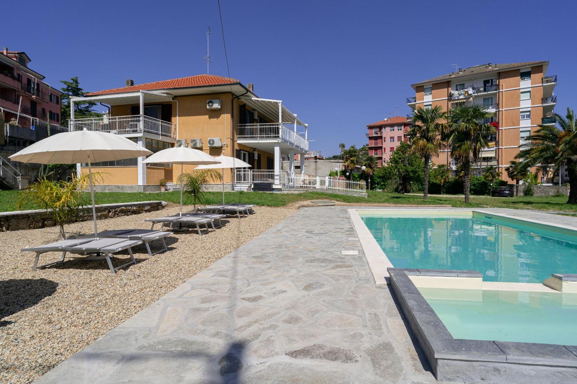 Il Gattino Di Porto - Apt 5 - Bilocale Terrazzo Piscina インペリア エクステリア 写真