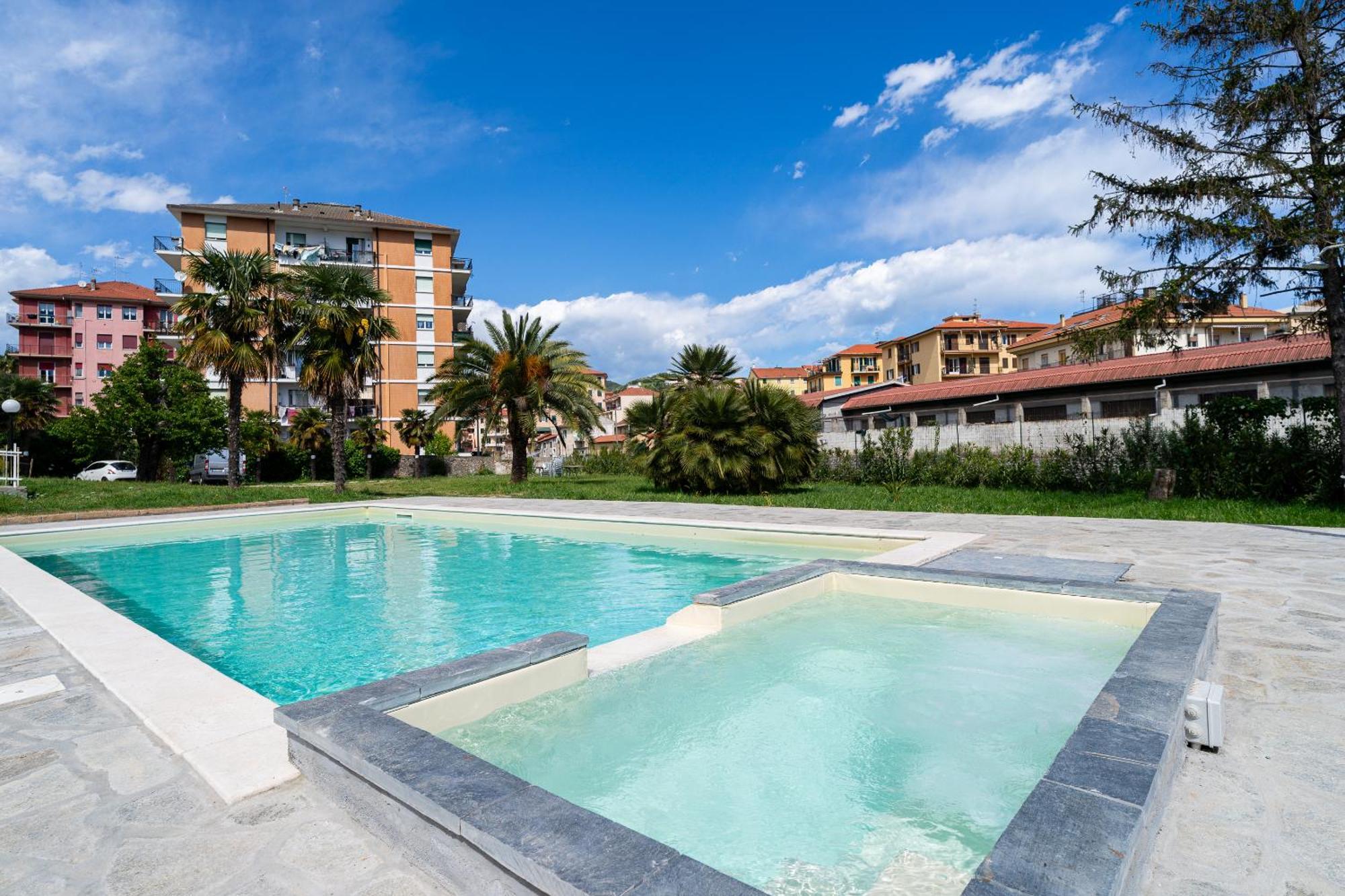 Il Gattino Di Porto - Apt 5 - Bilocale Terrazzo Piscina インペリア エクステリア 写真